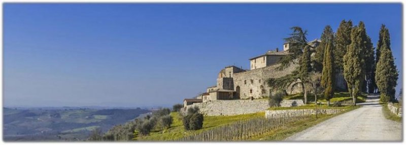 Siena Castello-Borgo fortificato sulle colline del Chianti in provincia di Siena Gewerbe kaufen