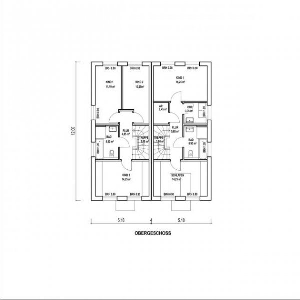 Bonn SANKT AUGUSTIN HANGELAR, 4 NEUBAU Doppelhaushälften ca. 140 m² Wfl. 5-6 Zimmer, Garage möglich Haus kaufen