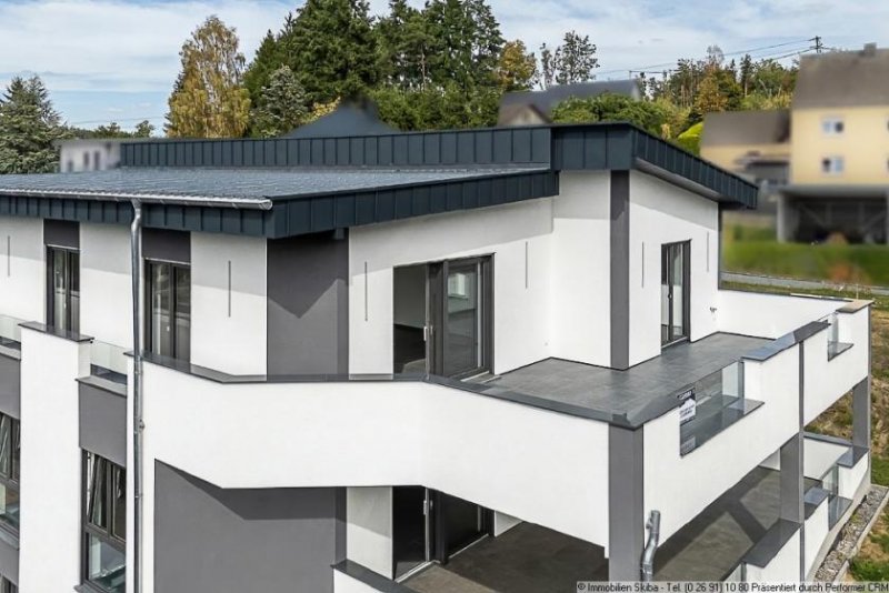 Kelberg Erstbezug/Neubau: Moderne Dachgeschoss-Eigentumswohnung in erhöhter Ortsrandlage mit Aussicht Wohnung kaufen