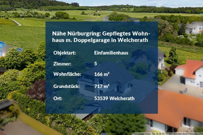 Welcherath Nähe Nürburgring: Gepflegtes Wohnhaus mit Doppelgarage und Garten in Welcherath Haus kaufen