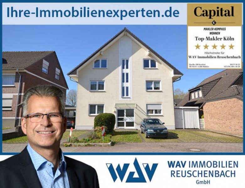 Niederkassel Bezugsfrei: Großzügige Dachgeschosswohnung mit Balkon, Carport und Stellplatz in Niederkassel-Rheidt Wohnung kaufen