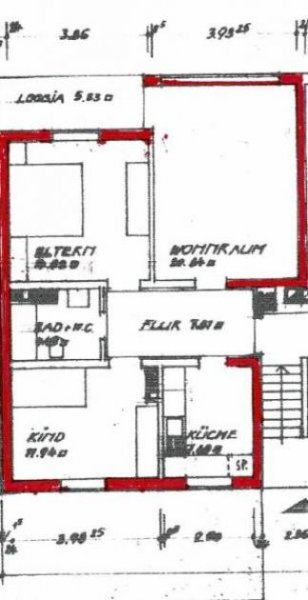 Trier Trier Heiligkreuz - 3 Zimmer Whg. Kü./Bad/ Loggia- im Hochparterre in MFH Wohnung kaufen