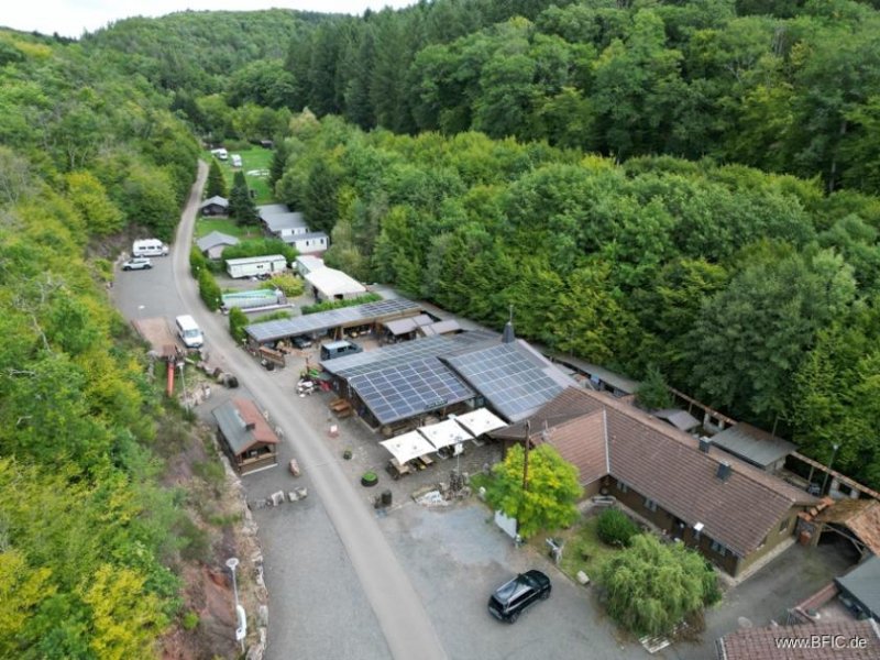 Bockenau Naturcampingplatz in der Weinregion Nahe - mit Mietobjekten, Betreiberunterkunft und Restaurant Gewerbe kaufen