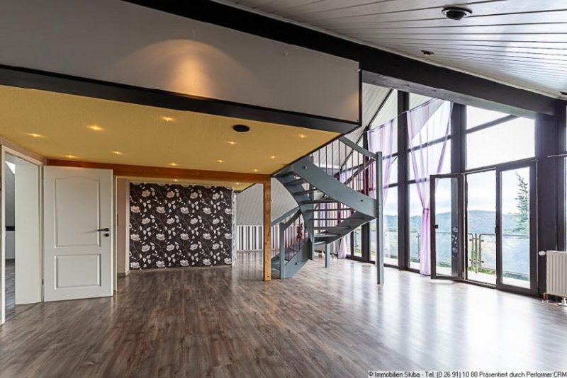 Herresbach Mit Doppelgarage: Maisonette-Eigentumswohnung mit Panoramablick - Nähe Nürburgring Wohnung kaufen