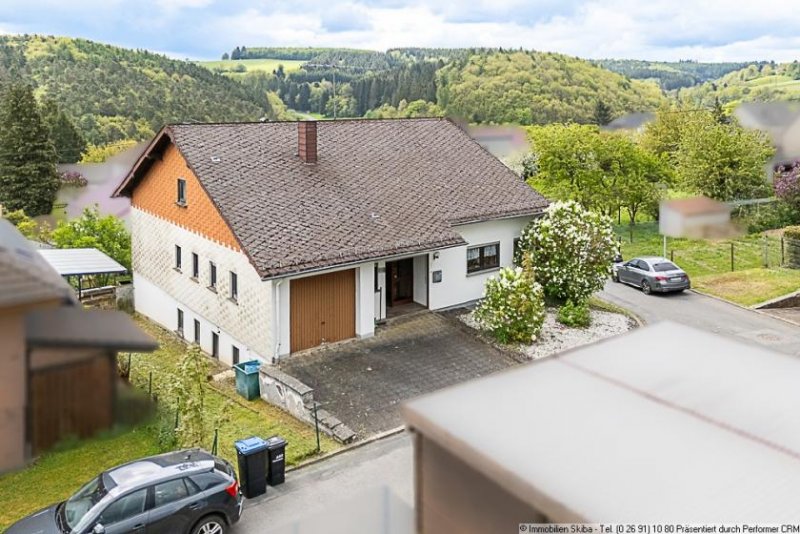 Uersfeld Wohnen auf einer Ebene in der Vulkaneifel: Einfamilienhaus mit Garten u. Garage in Uersfeld b. Ulmen Haus kaufen