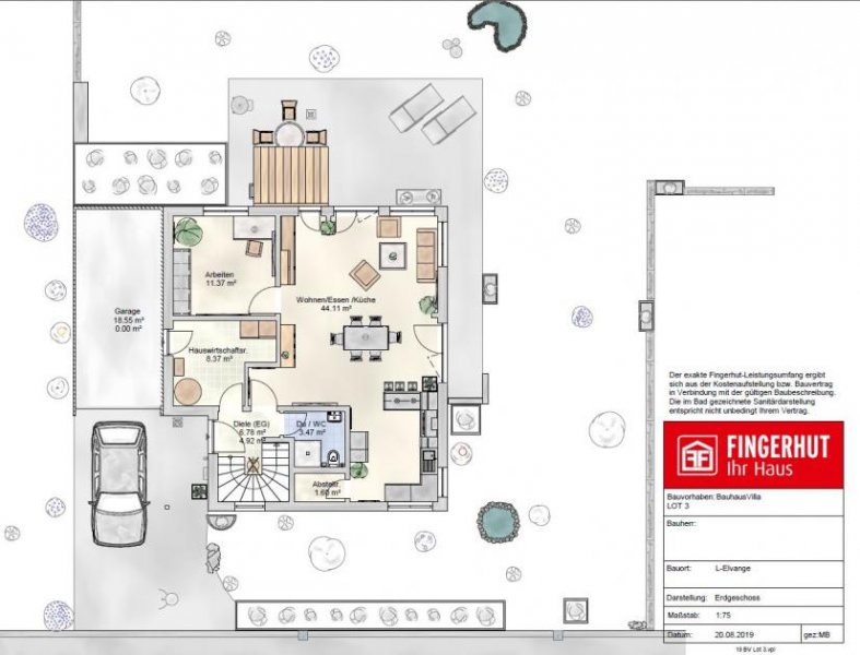 Elvange Passivhausvilla im Bauhausstil in idyllischer Lage mit perfekter Verkehrsanbindung Haus kaufen