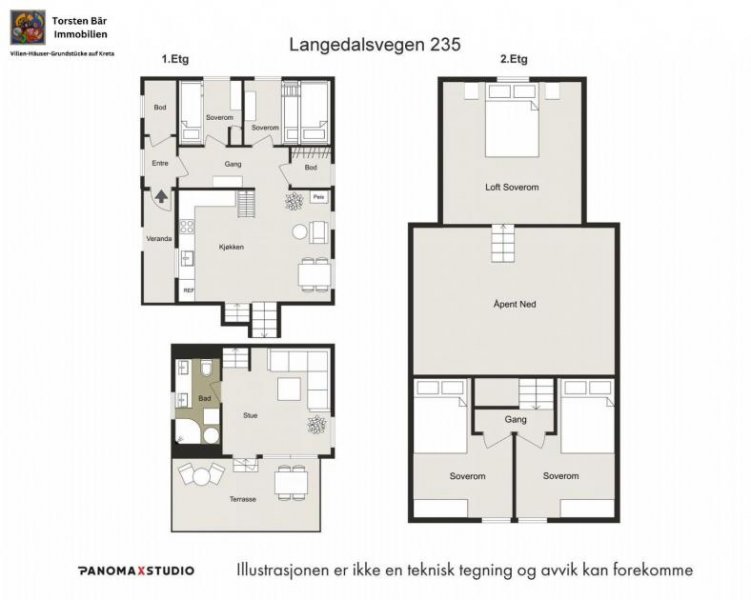 Seljestad / Langedalstølen Norwegen Seljestad Wunderschöne und praktisch geschnittene Hütte in malerischer Umgebung. Neues Objekt Haus kaufen