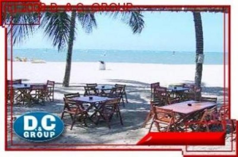 Cabarete Grundbesitz mit Restaurant am Strand Gewerbe kaufen