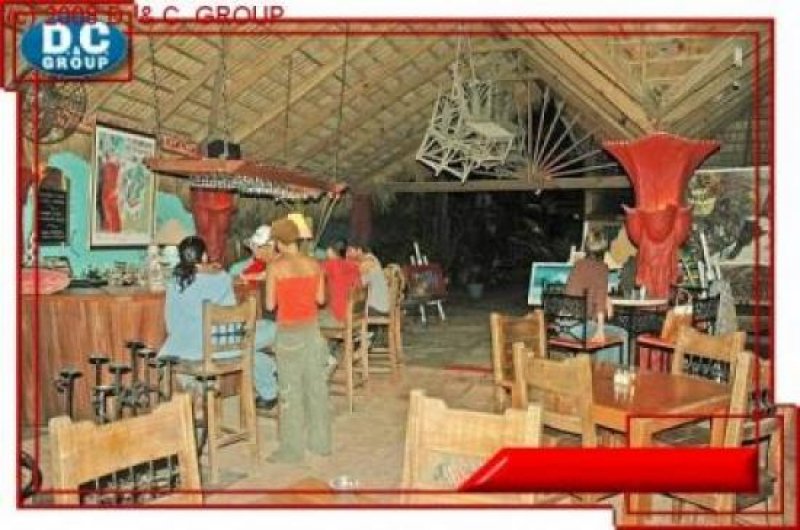 Cabarete Grundbesitz mit Restaurant am Strand Gewerbe kaufen