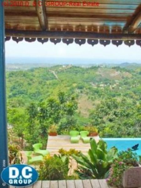 Las Terrenas Großes Hügelgrundstück mit unverbaubarer Meersicht! Haus kaufen