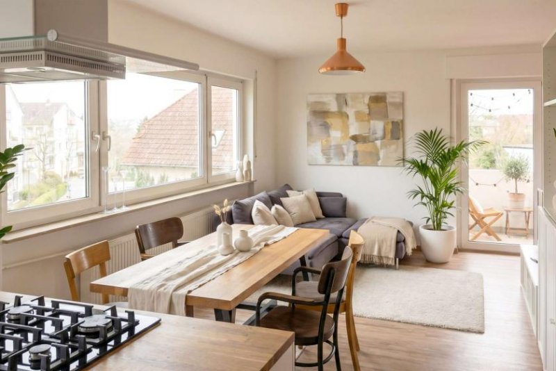 Frankfurt am Main Charmante 2-Zimmer-Wohnung in Frankfurt-Bornheim – 5. Obergeschoss, Aufzug, Balkon & Ausblick Wohnung kaufen