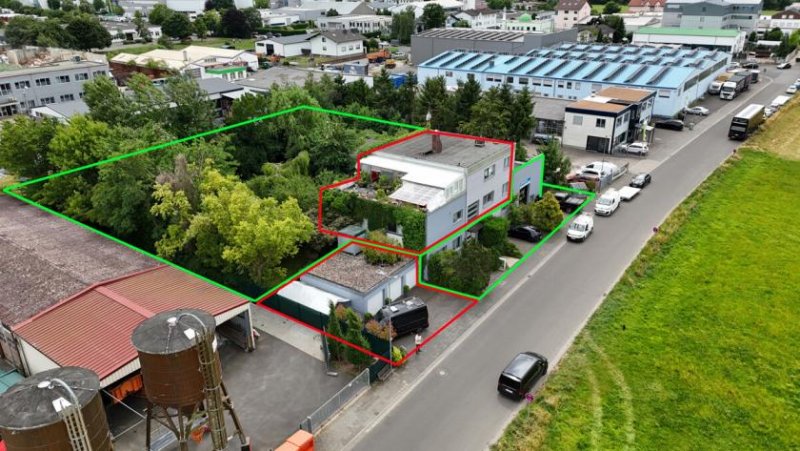 Rodgau DIETZ: Büro-, Lagerhalle und Baugrundstück zu verkaufen! Gewerbe kaufen