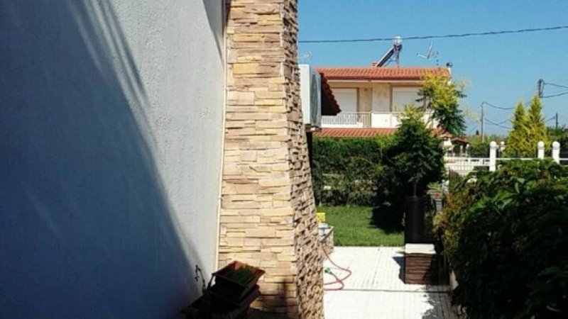 Nea Plagia Chalkidiki Super Luxus Ferienhaus voll möbliert , Baujahr 2011 in Nea Plagia Chalkidiki Haus kaufen