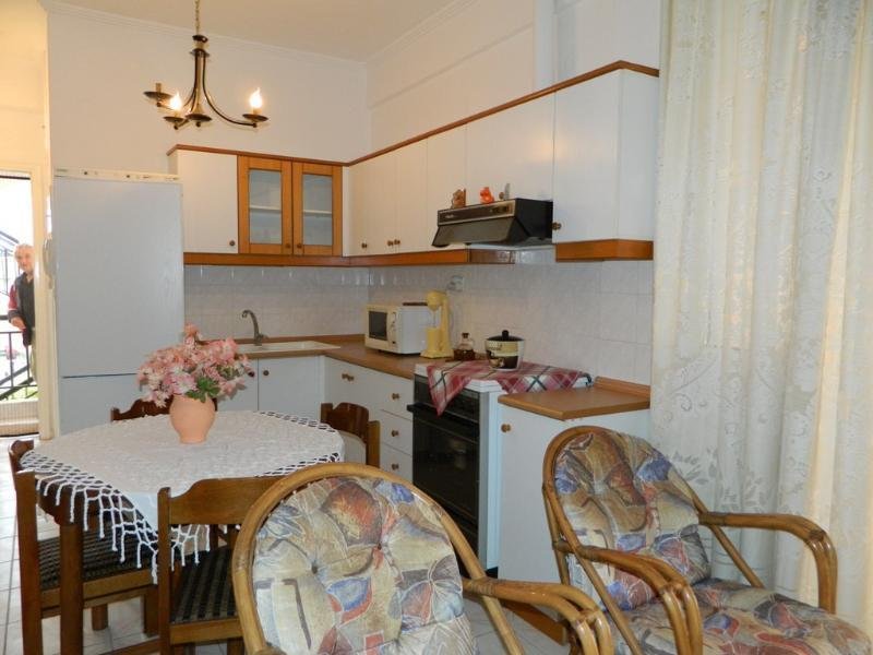 Nea Plagia 60 qm Wohnung Vollmöbliert in Nea Flogita Chalkidiki ca. 50 Meter entfernt vom Strand Wohnung kaufen