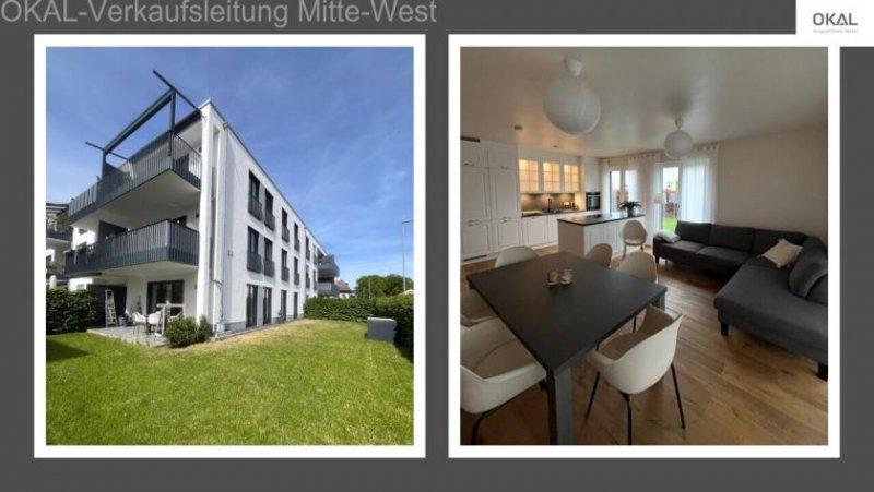 Bruchköbel Exklusive barrierefreie Neubauwohnung mit 185 m² Privatgarten, Tiefgarage, Aufzug und hochwertiger Ausstattung Wohnung kaufen