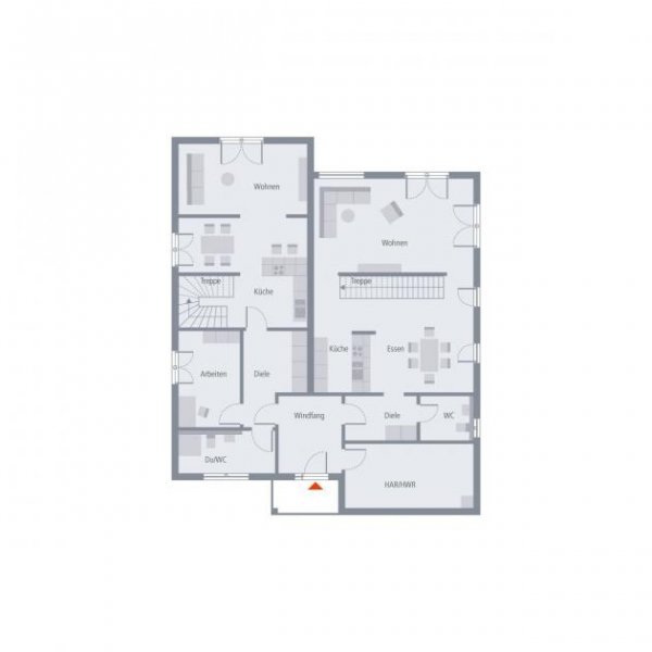 Gründau !!! Mehrgenerationenwohnen oder Haus mit Büro als ELW auf 1100m2 Grundstück - EIN HAUS MIT VIELEN OPTIONEN UND HIGHLIGHTS Haus