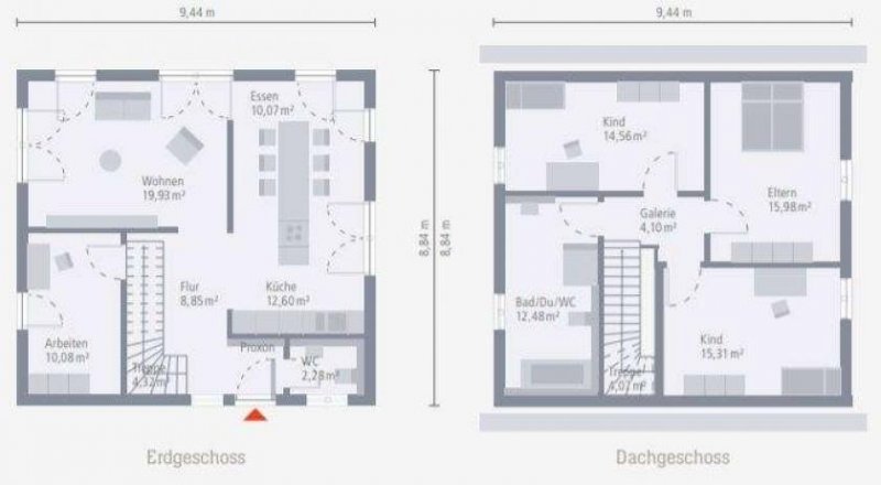 Wächtersbach *OKAL EFH* mit KELLER, Küche inkl. 676m² GRUNDSTÜCK mit Blick, KfW 40, PROVISIONSFREI WÄCHTERBACH-H. Haus kaufen