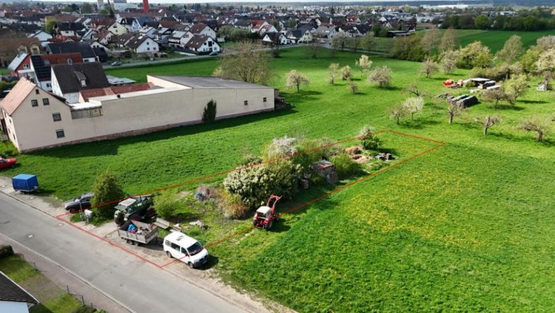 Großostheim DIETZ: Feldrandlagen-Baugrundstück für 1-2 Familienhaus in Großostheim zu verkaufen! Grundstück kaufen