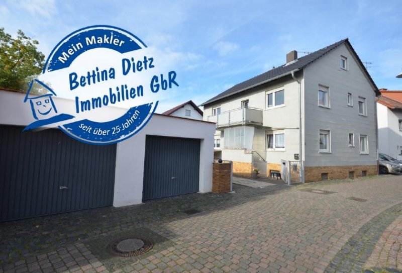 Babenhausen DIETZ: 1-2-FH mit Doppelgarage in Babenhausen OT Langstadt! Neue Öl-Brennwertanlage! Haus kaufen