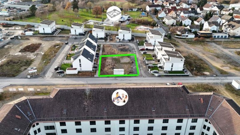 Babenhausen DIETZ: 3 Reihenhausgrundstücke mit Baugenehmigungen im neuen Babenhäuser Wohnquartier Kaisergärten! Grundstück kaufen