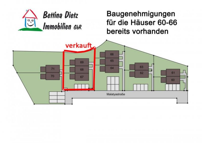 Babenhausen DIETZ: 9 Grundstücke inklusive 7 Baugenehmigungen im neuen Babenhäuser Wohnquartier Kaisergärten! Grundstück kaufen