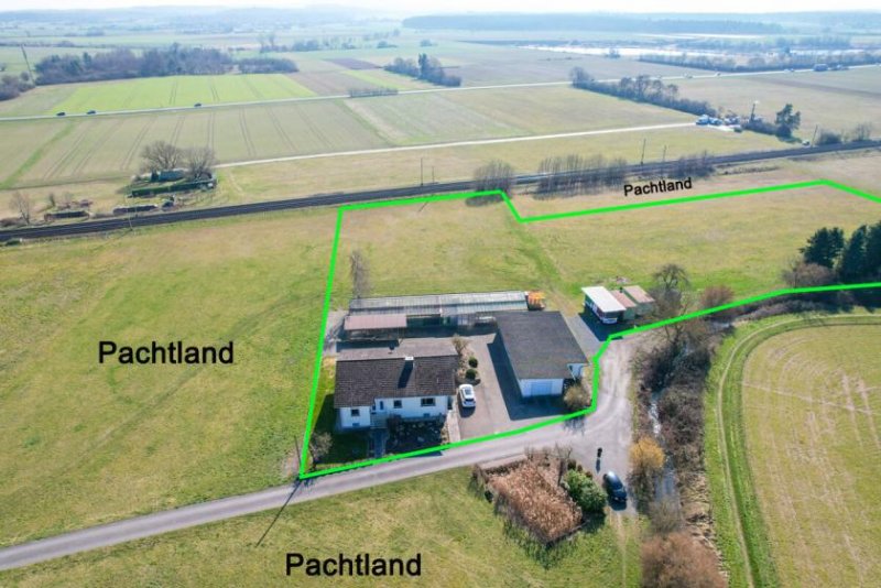 Babenhausen DIETZ: Aussiedlerhof für Pferde und Tierhaltung geeignet! Wohnhaus mit Nebengebäuden in Babenhausen! Haus kaufen