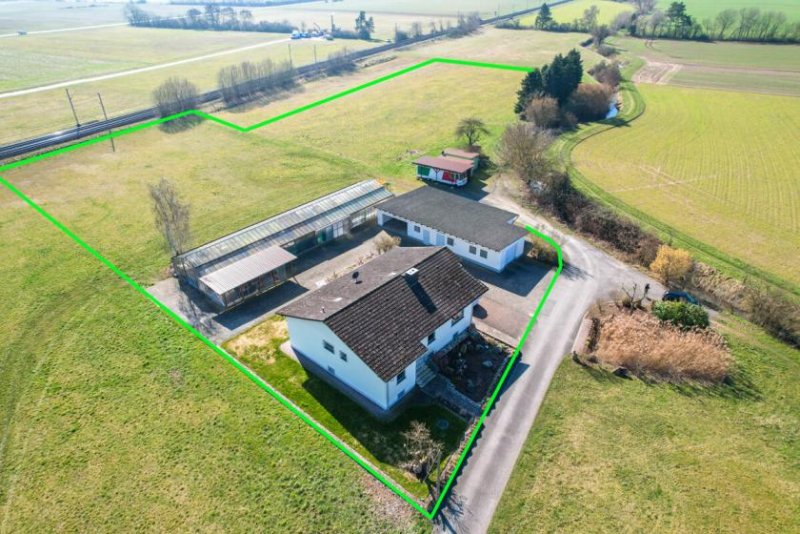Babenhausen DIETZ: Aussiedlerhof für Pferde und Tierhaltung geeignet! Wohnhaus mit Nebengebäuden in Babenhausen! Haus kaufen