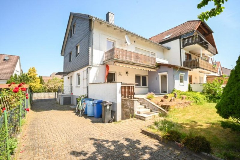 Babenhausen DIETZ: Gut geschnittenes 2-Familienhaus mit Garten, Garage und Nebengebäude in Babenhausen Langstadt Haus kaufen