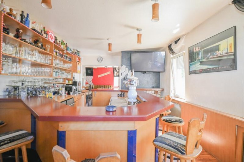Babenhausen DIETZ: Wohn- und Geschäftshaus am Babenhäuser Bahnhof mit Biergarten und weiterem Baugrundstück! Gewerbe kaufen