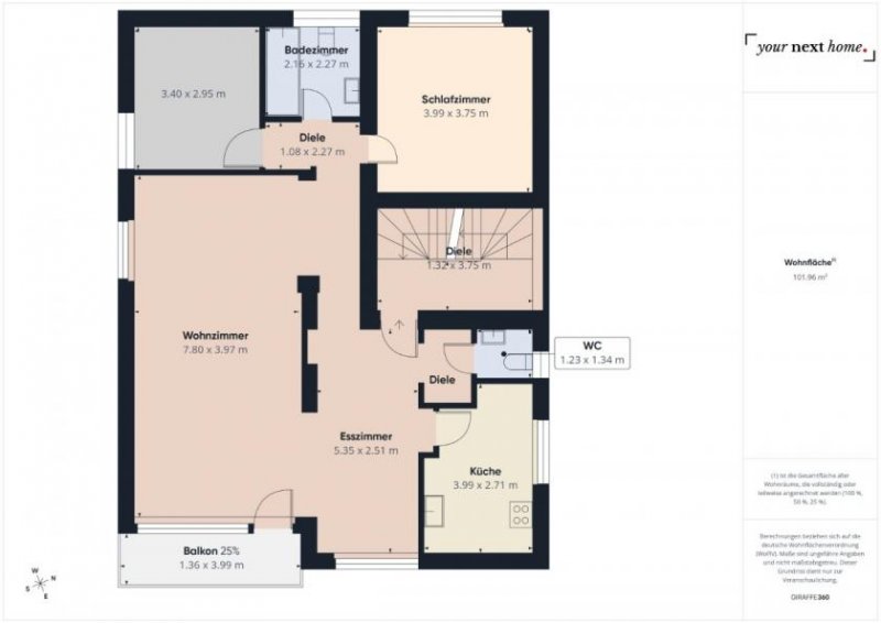 St. Ingbert „Ihr neues Zuhause: Helle Etagenwohnung in St. Ingbert Süd“ Wohnung kaufen
