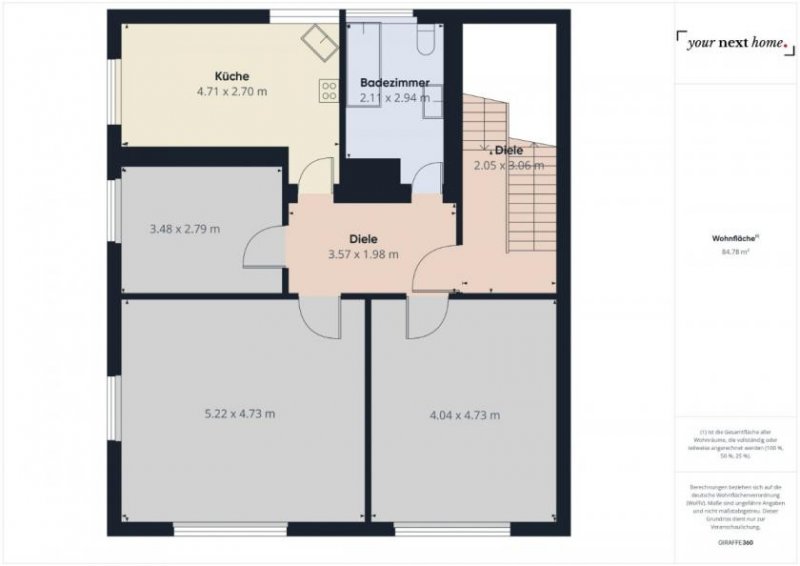 Bexbach Etagenwohnung in sehr guter Lage von Bexbach zu verkaufen. Wohnung kaufen
