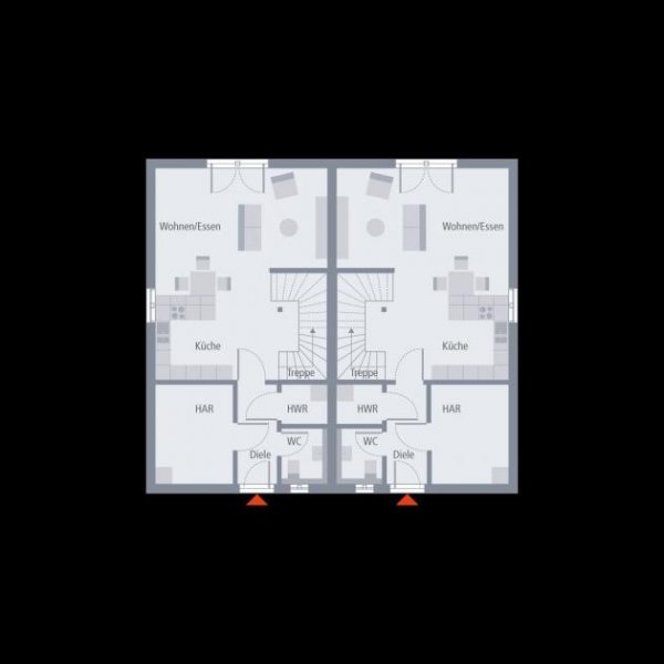 Reifenberg GEHOBENES DOPPELHAUS AUF 2,5 ETAGEN Haus kaufen