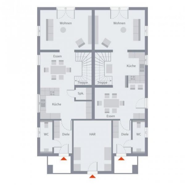 Horbach MODERNES ZWEIFAMILIENHAUS MIT VIELSEITIGEM GRUNDRISS Haus kaufen