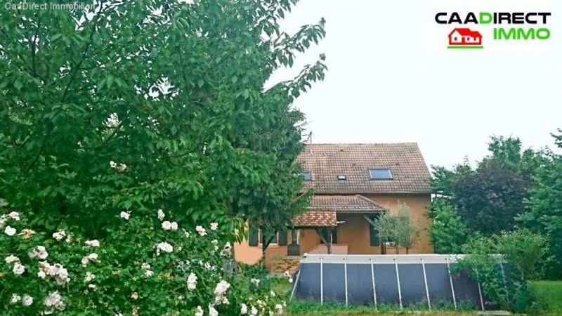 Volgelsheim In Grüner Oase, 6000 m² Grdst., Nebengebäude, 8 Zimmer im Elsass - 4 km v/Breisach am Rhein Haus kaufen