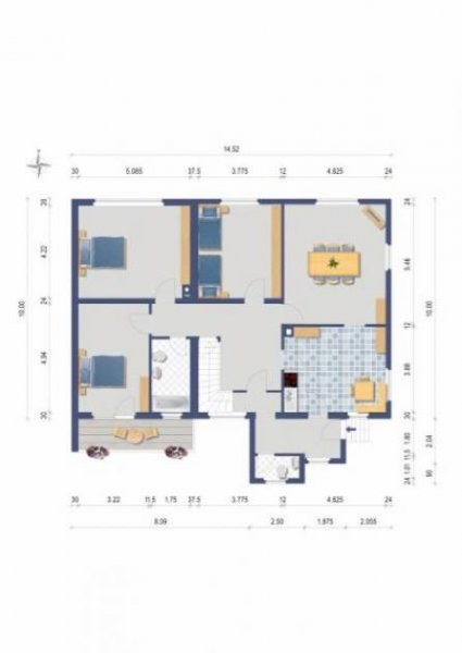 St. Leon-Rot St. Leon-Rot: 2-FH 130m²+119m², Scheune, FREI, keine K-Prov. Haus kaufen