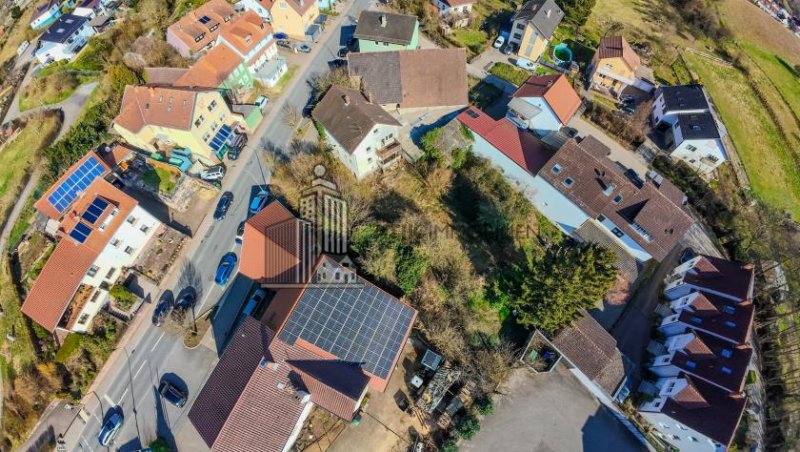 Wiesenbach (Rhein-Neckar-Kreis) ATIK: Grundstück mit erteilter Baugenehmigung für ein 3 Parteien Mehrfamilienhaus + 5 Reihenhäuser Grundstück kaufen