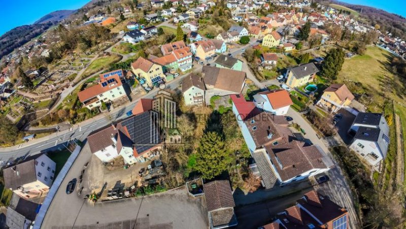 Wiesenbach (Rhein-Neckar-Kreis) ATIK: Grundstück mit erteilter Baugenehmigung für ein 3 Parteien Mehrfamilienhaus + 5 Reihenhäuser Grundstück kaufen