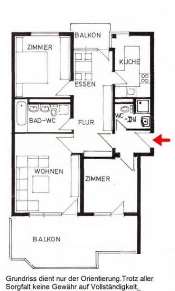 Stuttgart großzügige 3 Zi. ETW, 6.OG, Lift, ca. 85 m², Stellplatz, ruhige Lage mit großartigem Ausblick, in S-Sommerrain Wohnung