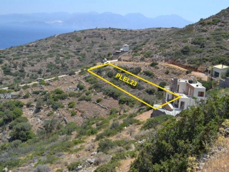 Elounda, Lasithi, Kreta Bauland in repräsentativer Lage mit fantastischer Aussicht Grundstück kaufen