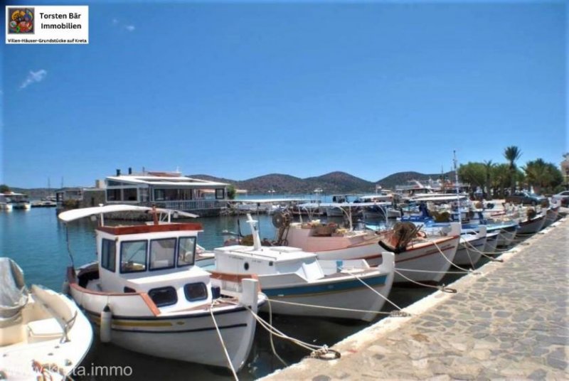 Elounda Kreta, Elounda: Freistehende moderne Steinvilla. Atemberaubende Aussicht Haus kaufen