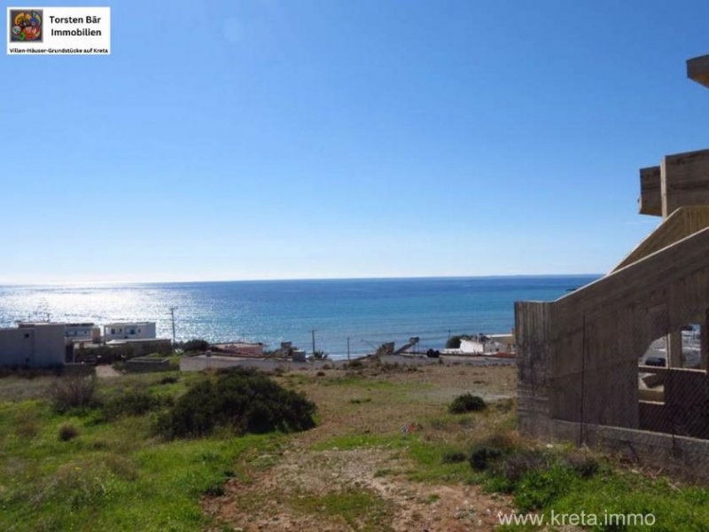 Analipsi Kreta, Analipsi, Vier Wohnungen (Rohbau) mit Panoramablick auf das Meer zu verkaufen Haus kaufen