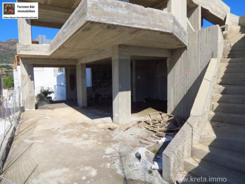 Analipsi Kreta, Analipsi, Vier Wohnungen (Rohbau) mit Panoramablick auf das Meer zu verkaufen Haus kaufen