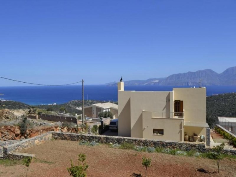Agios Nikolaos, Lasithi, Kreta Moderne freistehende Villa mit 4 Schlafzimmern. Tolle Aussicht Haus kaufen
