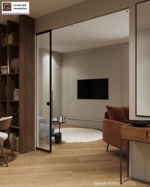 Agios Nikolaos Kreta, Agios Nikolaos: projektierts Luxusapartment 74m² Wohnung kaufen