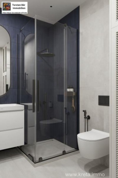 Agios Nikolaos Kreta, Agios Nikolaos: projektierts Luxusapartment 74m² Wohnung kaufen