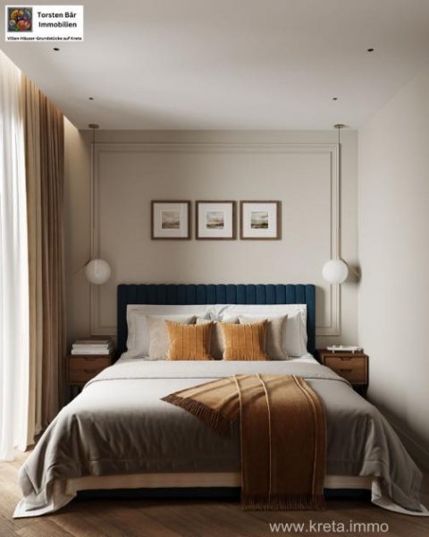 Agios Nikolaos Kreta, Agios Nikolaos: projektierts Luxusapartment 74m² Wohnung kaufen