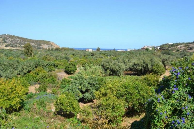 Kalo Chorio, Agios Nikolaos, Lasithi, Kreta Haus mit zwei Schlafzimmern zum Verkauf mit Meerblick, Garten in der Nähe von Resort und Stränden Haus kaufen
