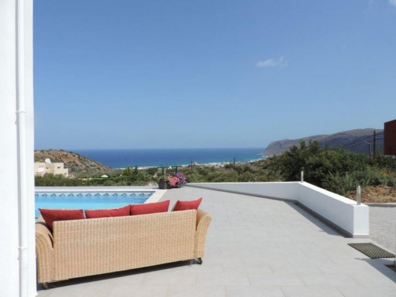 Milatos, Agios Nikolaos, Lasithi, Kreta Moderne Villa mit 3 Schlafzimmern mit Pool und offenem Meerblick Haus kaufen