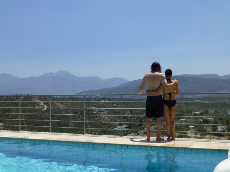 Vathi, Agios Nikolaos, Lasithi, Kreta Neue 3-Schlafz.-Maisonettenvilla mit Aussicht und Pool Haus kaufen