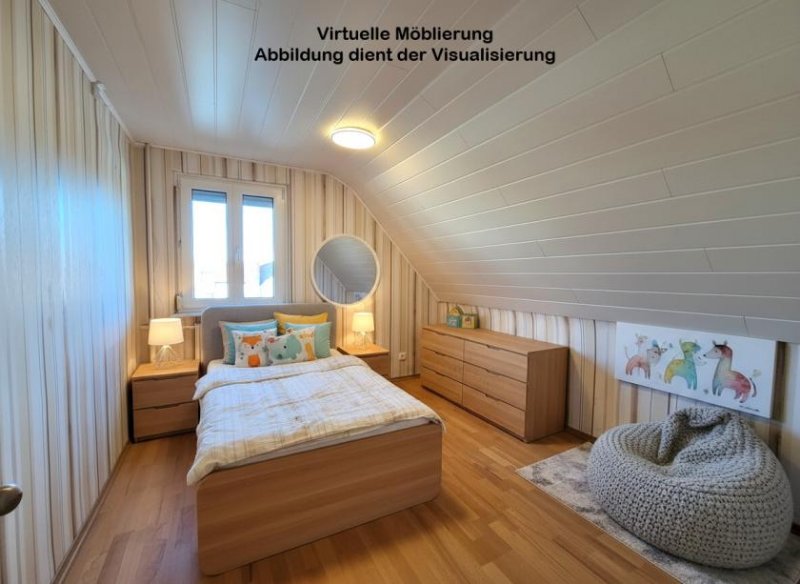 Bisingen Helle Dachgeschosswohnung mit viel Tageslicht, überdachtem Balkon, Stellplatz und modernisiertem Bad Wohnung kaufen